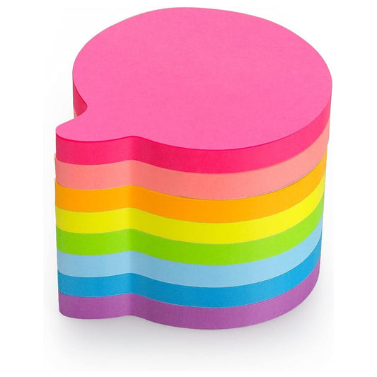 SIMONA Bubble Sticky Notes 600 Sheets, 8 Bright Colors Self Adhesive Memo Notes Same Day