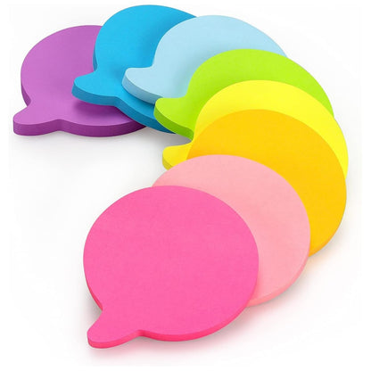 SIMONA Bubble Sticky Notes 600 Sheets, 8 Bright Colors Self Adhesive Memo Notes Same Day